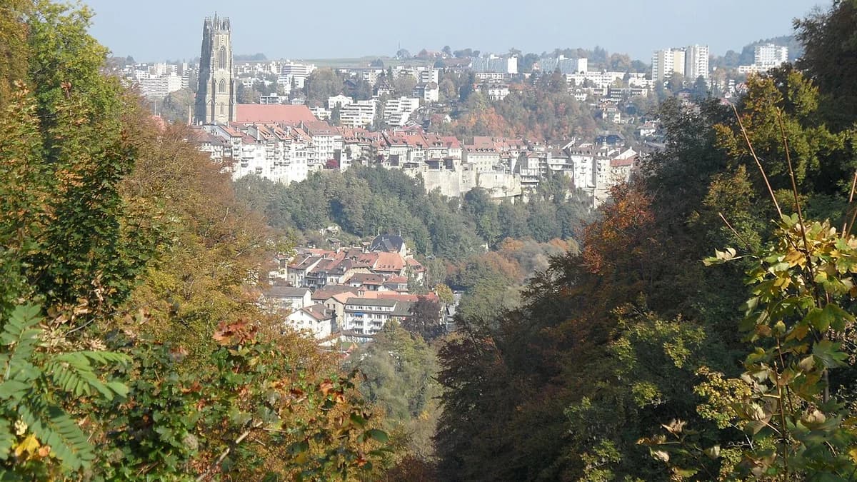 Stadtansicht Fribourg
