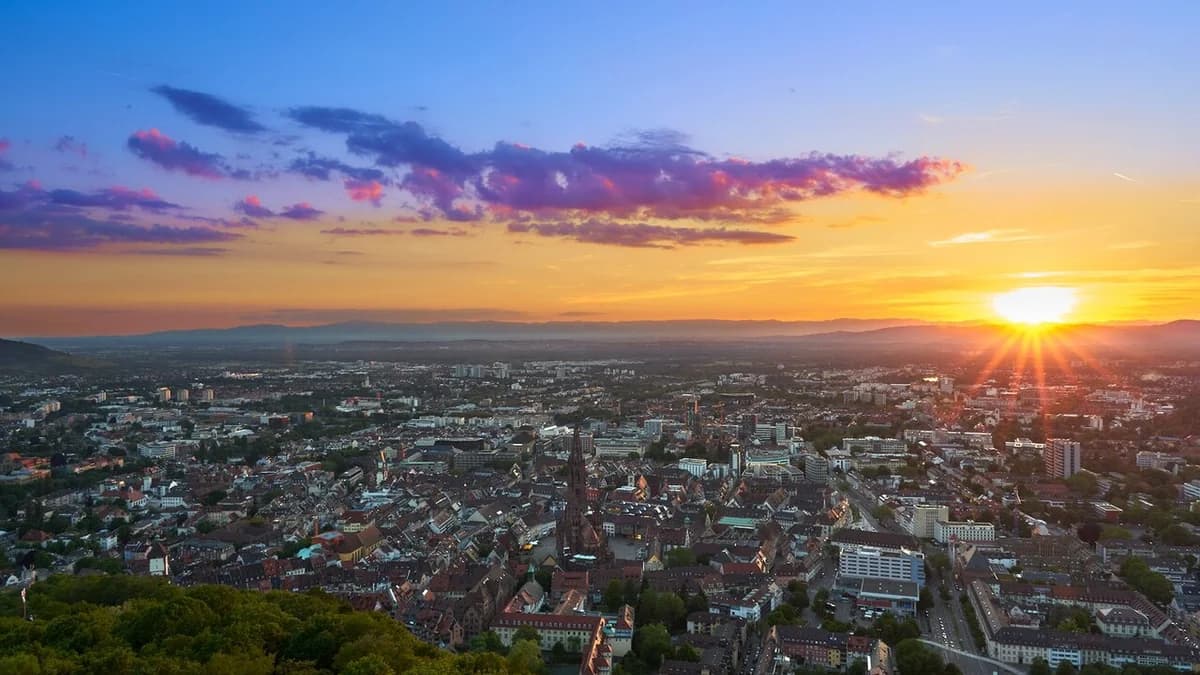 Stadtansicht Freiburg