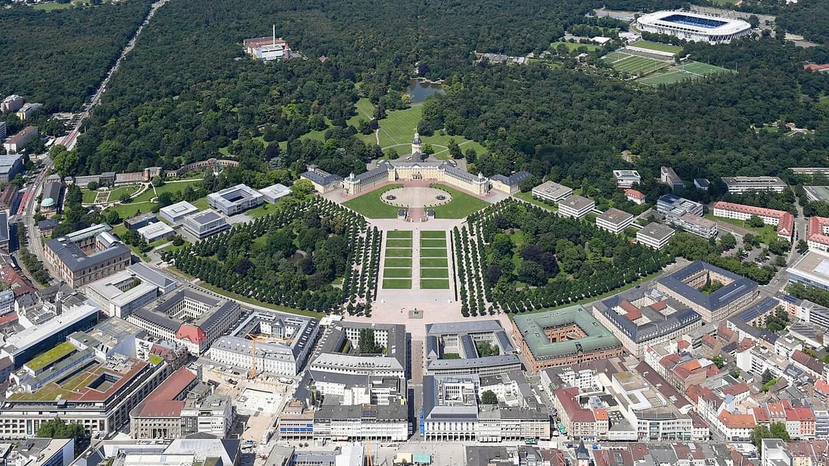 Stadtansicht Karlsruhe