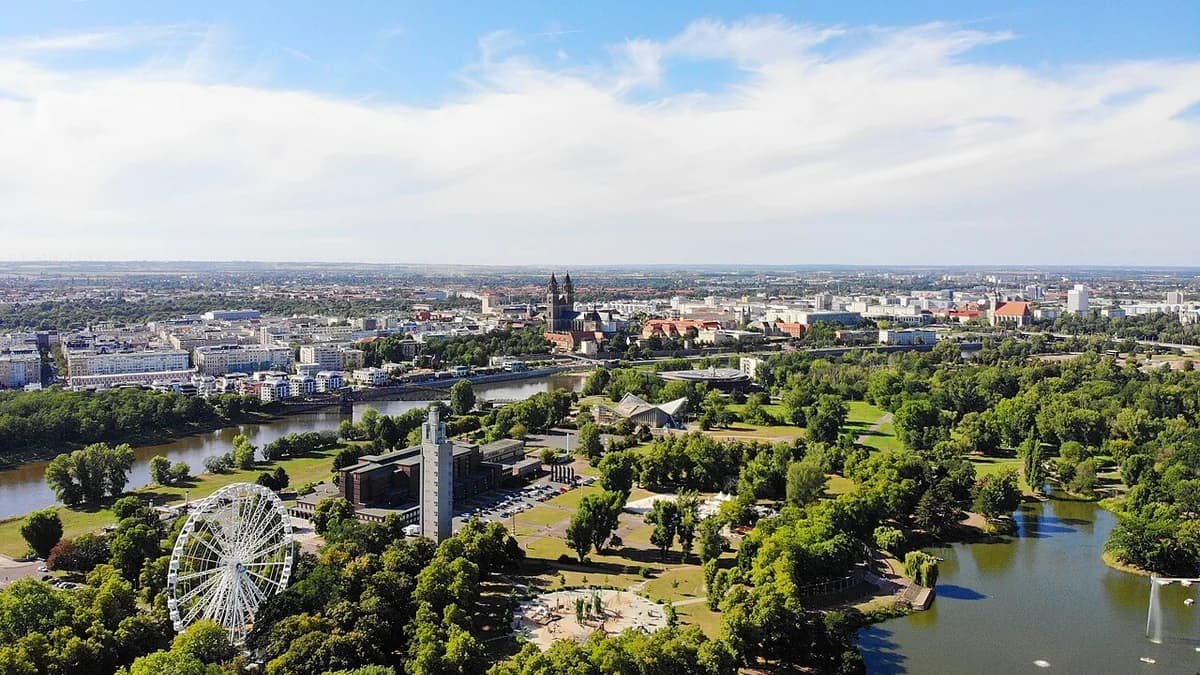 Stadtansicht Magdeburg