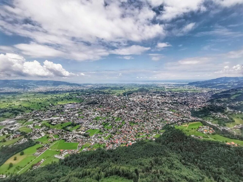 Dornbirn: Stadtansicht