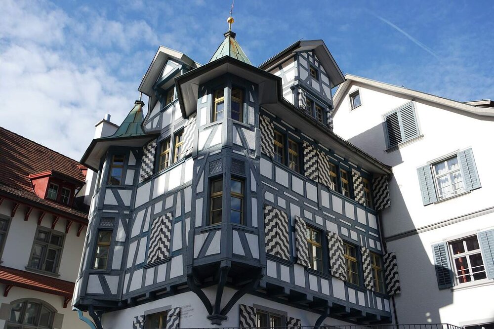 St. Gallen: Stadtansicht